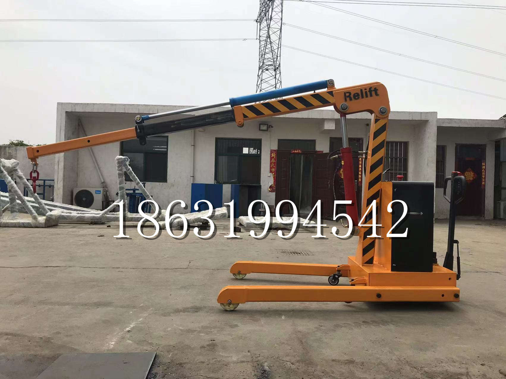 宁晋县久征定做3吨三轮随车吊 农用园林绿化移树吊 平板工程用小吊机