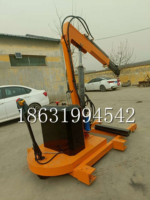 宁晋县自卸车厢随车吊 自制轮式四不像起重机 四驱平板吊 5吨 贵盛